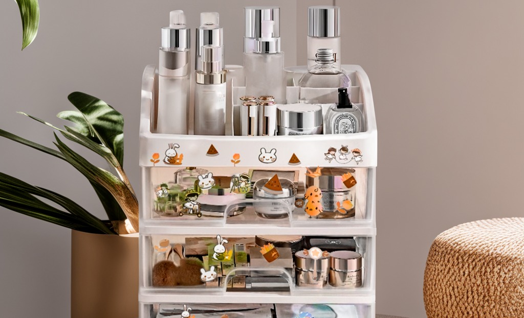 平价ins风化妆品收纳盒，分类收纳不混淆！
