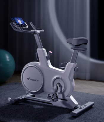 麦瑞克（MERACH） 家用动感单车磁控健身车智能运动健身器材自行车 支持HUAWEI HiLink 专利外观双月轮/无极磁控阻力/私教直播课